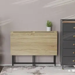 Стіл розкладний Моріс Ferrum-decor 750x1000x600 Чорний метал ДСП Дуб Сонома 16 мм (FRD-104672) - мініатюра 11