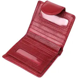 Жіночий гаманець вертикального формату з натуральної шкіри ST Leather 23071 бордовий - мініатюра 10
