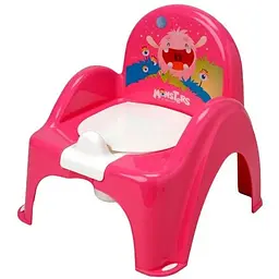 Горщик-крісло дитячий з музикою Tega Baby Monsters pink