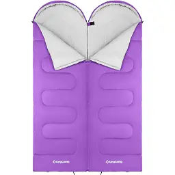 Спальний мішок KingCamp Oasis 250 Comf +12°C / Lim +7°C / Extr -3°C Purple - мініатюра 2