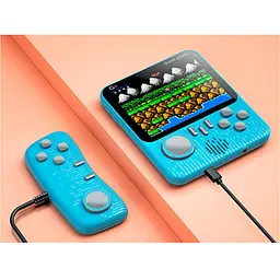 Ретро ігрова приставка SUP G7 Game Box Portable 666 in 1 AV Blue [85278] - мініатюра 6