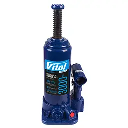 Домкрат гідравлічний телескоп Vitol 3 т T90304 (DB-03006) - мініатюра 3