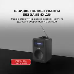 Радіоприймач Sharp DR-430 Black - мініатюра 7