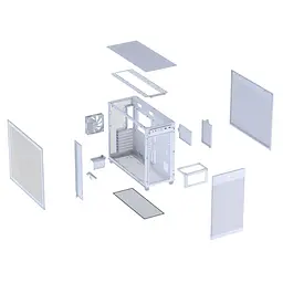 Корпус Asus Prime AP303 TG White (90DC00V3-B39010) - мініатюра 9