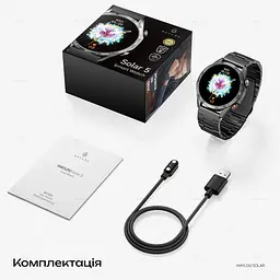 Смарт-годинник Smart watch Haylou Solar 5 з функцією голосового виклику, дзвінки по Bluetooth HD-дисплей моніторинг здоров'я та AMOLED-дисплеєм 1.43" Silver - мініатюра 12