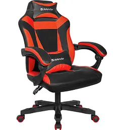Крісло ігрове Defender Master поліуретан 50 мм клас 4 Black/Red