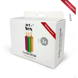 Набір воскових свічок Art of Sex Size S 10 см (3 шт.) - мініатюра 2