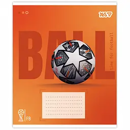 Зошит шкільний Yes Ball А5 12 аркушів клітинка 25 шт. (768676) - мініатюра 2