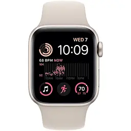 Apple Watch SE GPS Gen.2, 40mm, Starlight, Starlight Sport Band (Grade C) Seller Refurbished - мініатюра 2