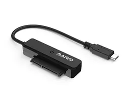 Адаптер USB Maiwo K105AG2, чорний, Type-C 3.1 Gen2 - SATA, 50 см
