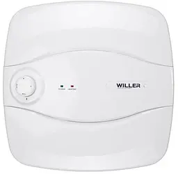 Водонагрівач Willer PU10R New optima mini, білий, 1500W, 10л, мокрий ТЕН, вертикальний, механічне керування, під мийкою,