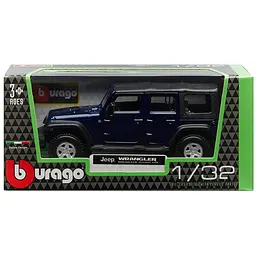 Колекційна металева модель позашляховика Bburago Jeep Wrangler Unlimited Rubicon серії Street Fire 1:32 - мініатюра 8