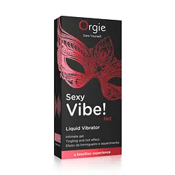 Рідкий вібратор Sexy Vibe, 15 мл вібрація + зігрівальний ефект Orgie (Бразилія-Португалія) - мініатюра 4