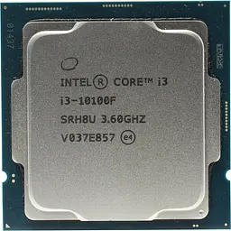 Процесор Intel Core i3 10100F (BX8070110100F) (Socket 1200, 8T, 4.3 ГГц, Box) Б/в