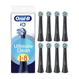 Насадка для зубної щітки Oral-B iO Ultimate Clean (Black) 8 ct XXL Pack (8700216778442)