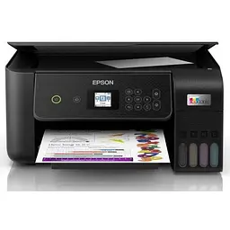 БФП струменевий кольоровий A4 Epson L3260, чорний, WiFi, 5760х1440 dpi, до 33/15 стор/хв, РК-екран 3.7 см, USB, вбудоване СБПЧ,