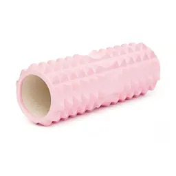 Масажний ролик Cornix EVA 33 x 14 см (валик, ролер) XR-0326 Light Pink - мініатюра 2
