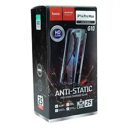 Захисне скло Hoco G10 HD Anti-static iPhone 14 Pro Max 25 шт - мініатюра 2