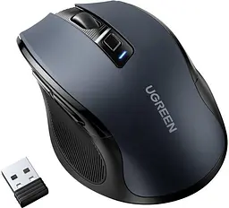 Бездротова Мишка UGREEN Ergonomic Wireless Mouse MU101 блакитний (15807)
