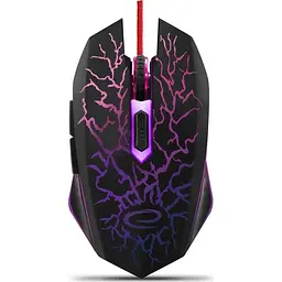 Миша Esperanza MX211 (EGM211R) чорний Optical USB 2400 dpi підсвічування