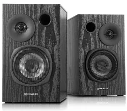 Колонки 2.0 REAL-EL S-235 Black, 2 x 9 Вт, МДФ, живлення від 220V, керування збоку - мініатюра 3