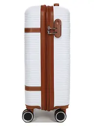 Валіза маленька S ABS-пластик Worldline Airtex 629 56×36×22см 38л Біла - мініатюра 5