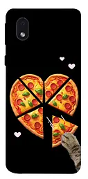 Чохол Demsky Pizza Love Cat для Samsung Galaxy M01 Core / A01 Core