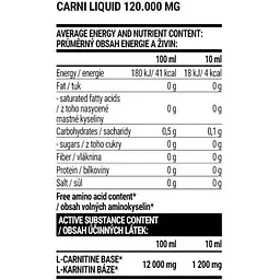 Жироспалювач Extrifit L-carni 120000 Wild Strawberry 1000 мл - мініатюра 2