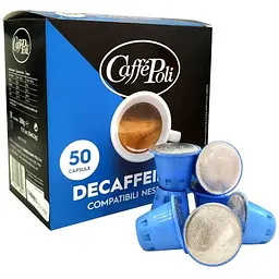 Кава в капсулах Nespresso Caffe Poli Decaffeinato 50 шт