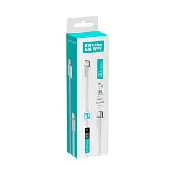 Дата кабель USB-C to Lightning 1.0m 27W grey ColorWay (CW-CBPDCL061-GR) - мініатюра 8