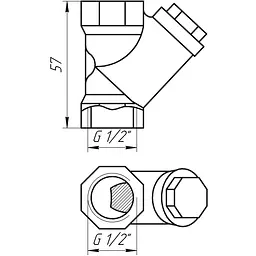 Фільтр грубого очищення Itap 1/2″ 192 000000706 - мініатюра 6