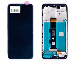 Дисплей Motorola XT2127-2 Moto G10 чорний + рамка