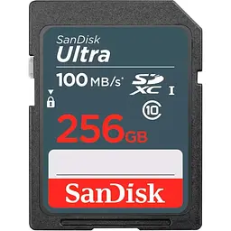 Карта пам'яті SanDisk 256GB SDXC Ultra UHS-I Class 10 (SDSDUNR-256G-GN3IN) [94246]