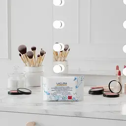 Міцелярні вологі серветки для зняття макіяжу Lacura Skin для нормальної шкіри 25 шт. Косметичні серветки - мініатюра 4
