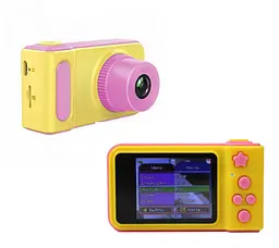 Дитячий цифровий фотоапарат Dvr baby camera V7 Рожевий - мініатюра 2
