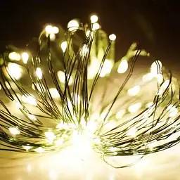 Світлодіодна гірлянда Роса XPRO 10 м, 100 LED, теплий білий колір, водонепроникна, 8 режимів світіння (234574673_422) - мініатюра 6