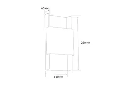Настінний світильник MJ-Light WLB081 2x3W WH+WH 3000K - мініатюра 5