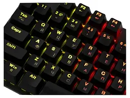 Клавіатура Vinga KBGM-101 LED Red Switch USB Black - мініатюра 8