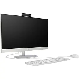 Моноблок HP 23.8" 24-cr0004ua AiO Ryzen 3 7320U/8Gb/SSD512Gb/Cam/KBD/WiFi/DOS/Shell White - мініатюра 2