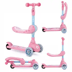 Самокат 2в1 MoMi Kiuru Pink - мініатюра 2