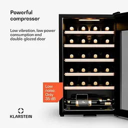 Винний холодильник Klarstein Shiraz Premium Smart 24 (10045339) - мініатюра 5
