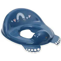 Накладка дитяча на сидіння унітазу антиковзка Tega Baby Meteo navy