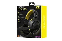 Ігрова гарнітура 2E Gaming HG300 LED 3.5 мм Black (2E-HG300BK) - мініатюра 2