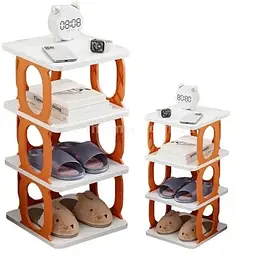 Полиця для взуття та речей на 3 яруси Shoe rack - мініатюра 2