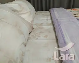 Постільна білизна LARA сатин d13129p полуторна - мініатюра 6