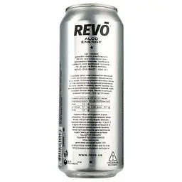 Упаковка енергетичного напою Revo Alco Energy 8.5% 12 л (0.5 л х 24 шт.) з/б - мініатюра 3