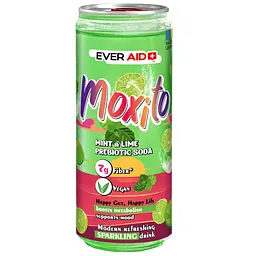 Напій безалкогольний Ever Aid Moxito Prebiotic Soda 0.33 л