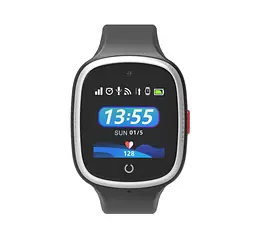 Дитячий смарт-годинник Lemfo LT06 з кнопкою SOS голосовим чатом підтримкою 4G і GPS Чорний - мініатюра 3