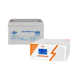 Комплект резервного живлення LP (LogicPower) ДБЖ + мультигелева батарея (UPS B1500 + АКБ MG 1200Wh)