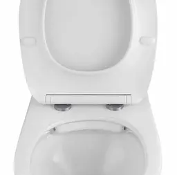 Унітаз підвісний безобідковий Kroner Oker WHI533536 RIMLESS з сидінням (KO533536WHIR) (CV033120) - мініатюра 4